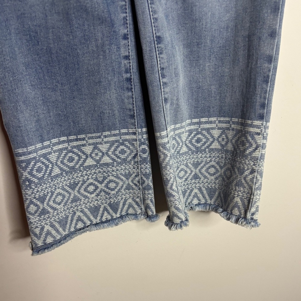 Tribal Jeans Blue Straight Capri Women Size 16 - Picture 6 of 8